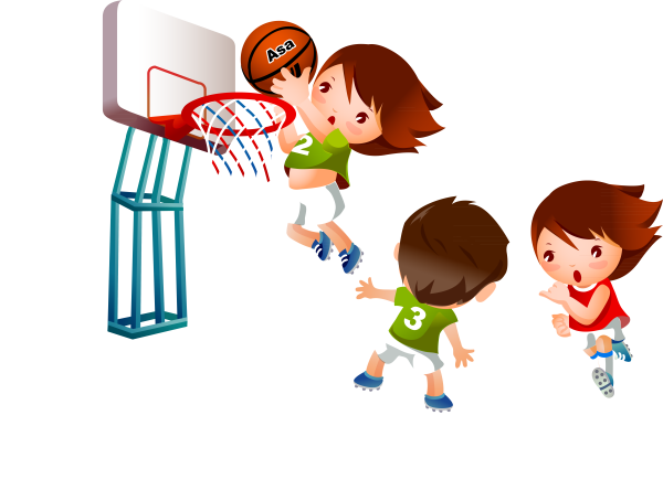 Дети спорт вектор