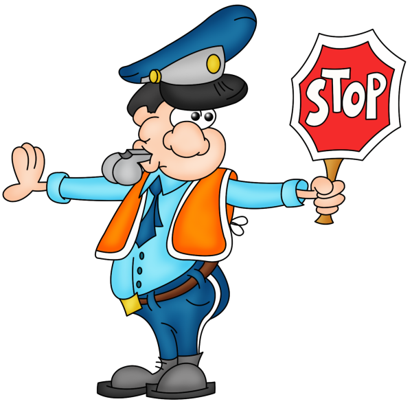 Гаишник мультяшный