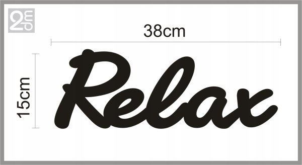 Красивая надпись Relax