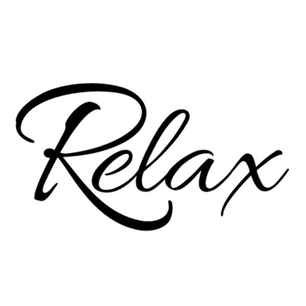 Красивая надпись Relax