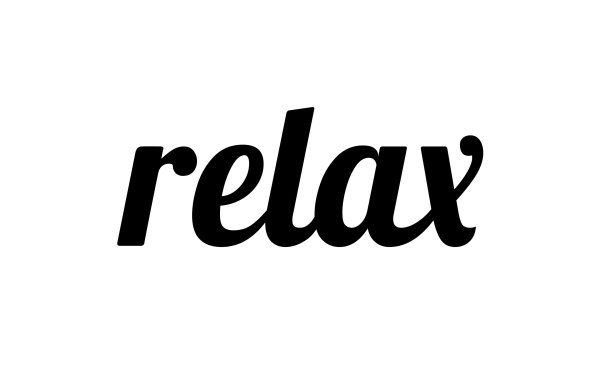 Картинка с надписью Relax
