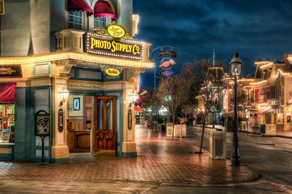 Лос Анджелес переулки с магазинчиками