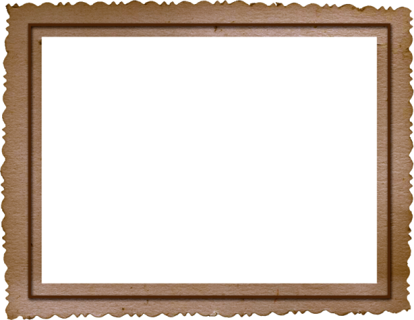 Рамка старинная на прозрачном фоне