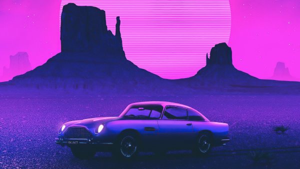 Лос Анджелес ретровейв 4к