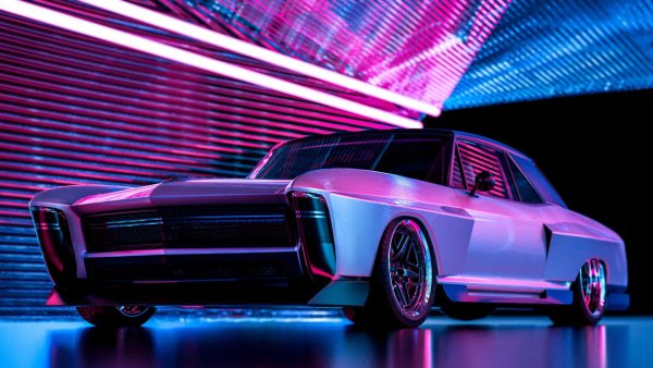 Ретровейв неон шестерка