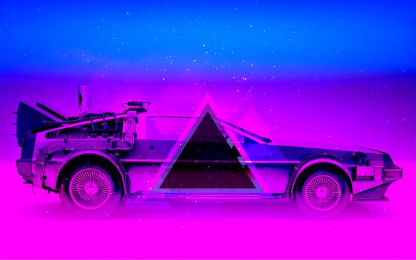 DELOREAN DMC-12 Neon