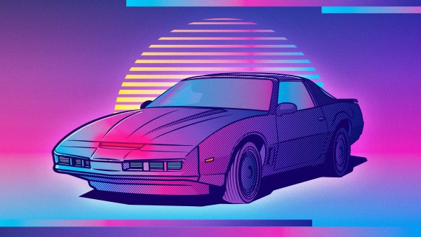 BMW e34 Retrowave