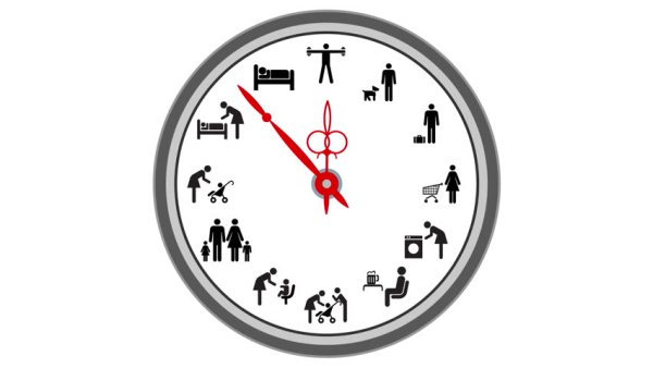 Режим дня значок