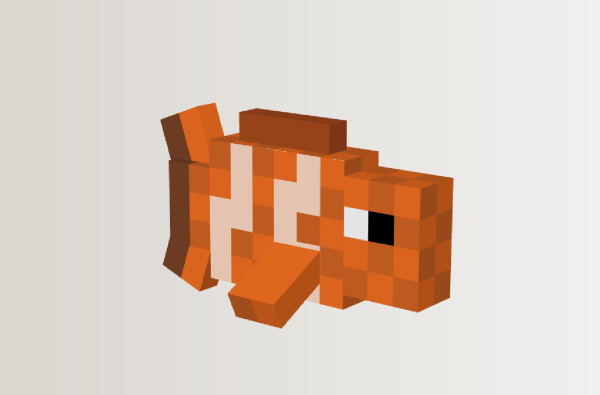 Рыбка из МАЙНКРАФТА