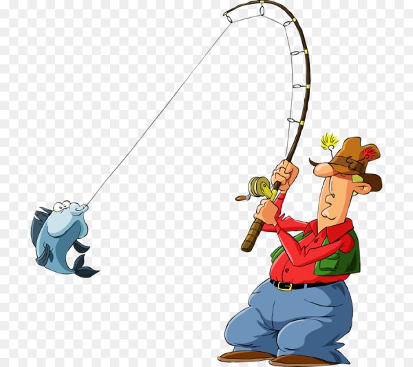 Рыба на удочке