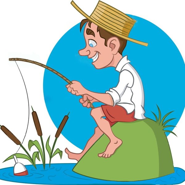 Мультяшные рыбаки