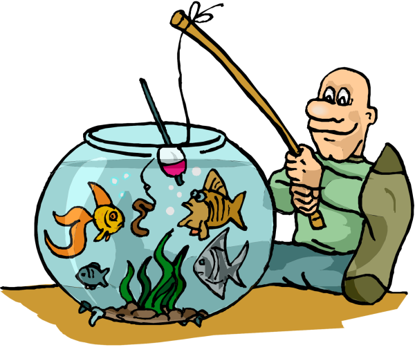 Мультяшные рыбаки