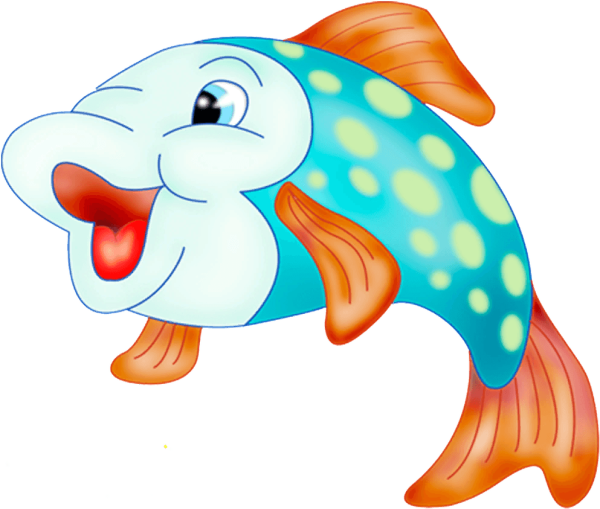 Рыба мультяшная