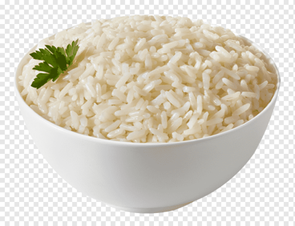 Рис в тарелке