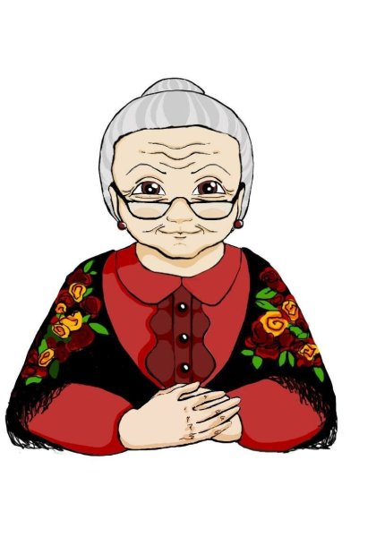 Баба рисунок