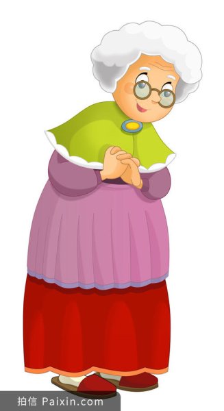 Старушка мультяшная