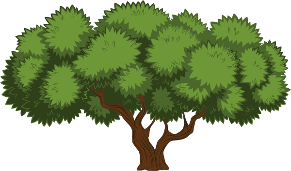 Дерево мультяшное