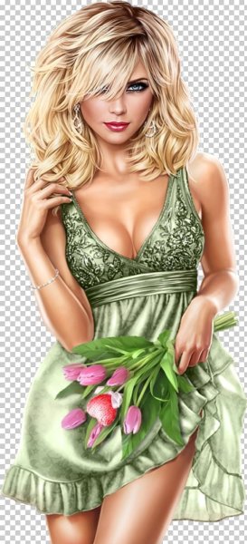 Красивые женщины нарисованные