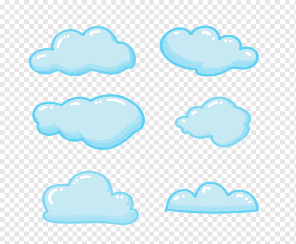 Облака на прозрачном фоне