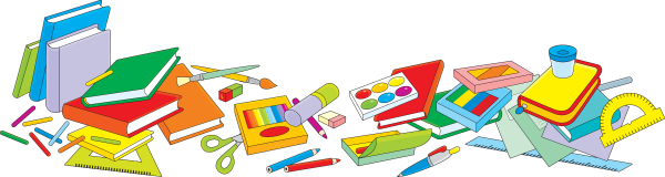 Школьный клипарт на прозрачном фоне