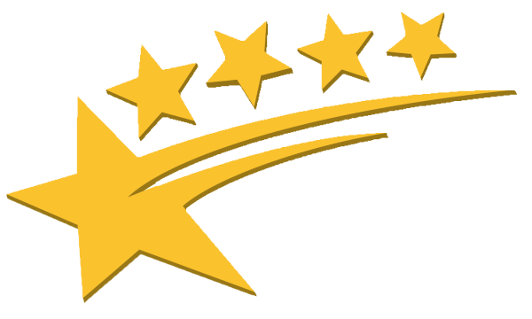 Звезды на прозрачном фоне