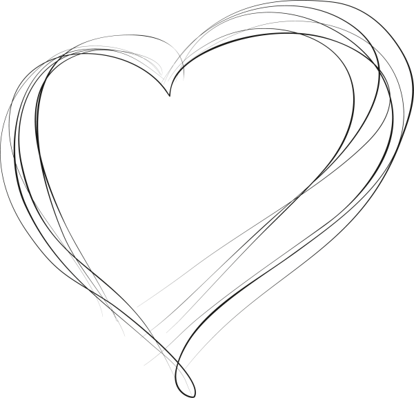 Сердечко контур