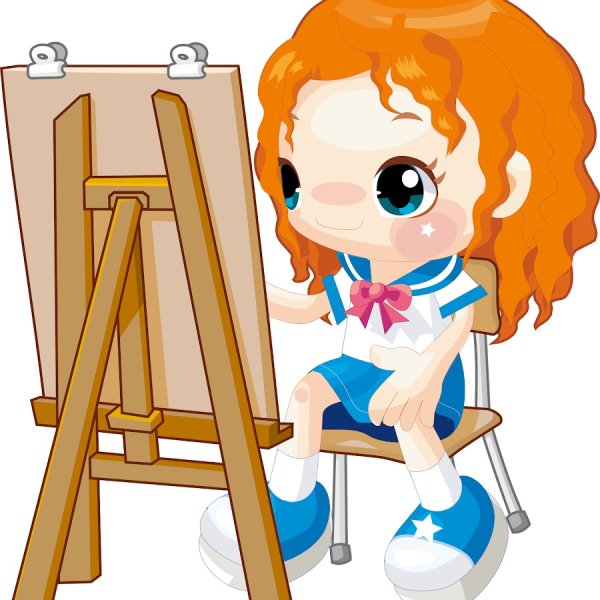 Мультяшная девочка