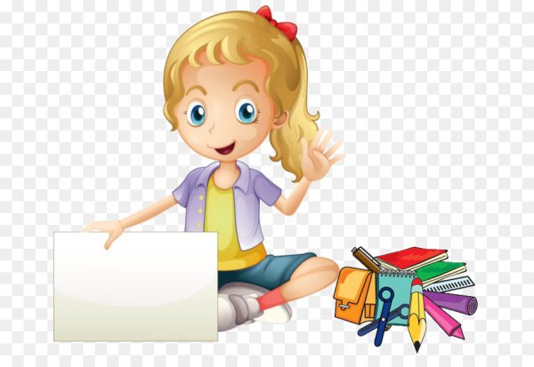 Мультяшные школьники