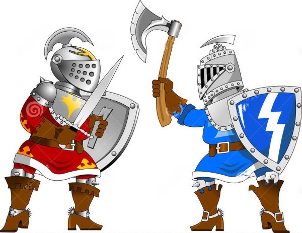 Рыцарский турнир рисунок