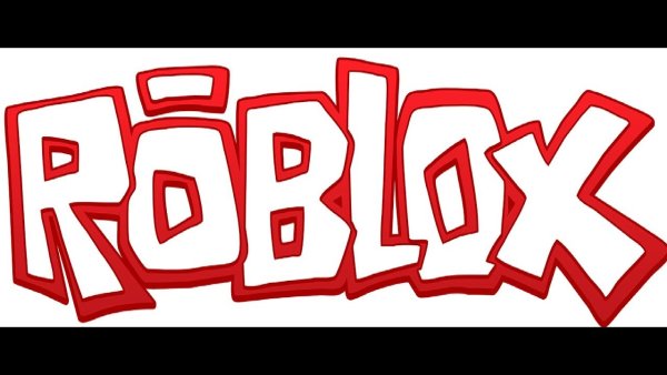 РОБЛОКС надпись на белом фоне