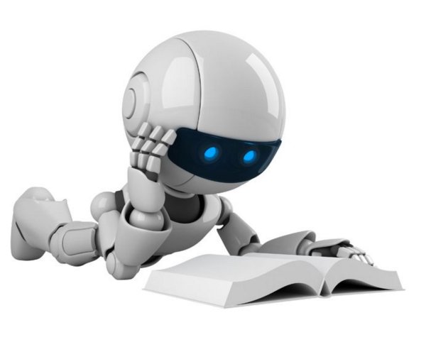 Робот на прозрачном фоне