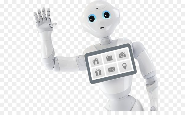 Робот на прозрачном фоне