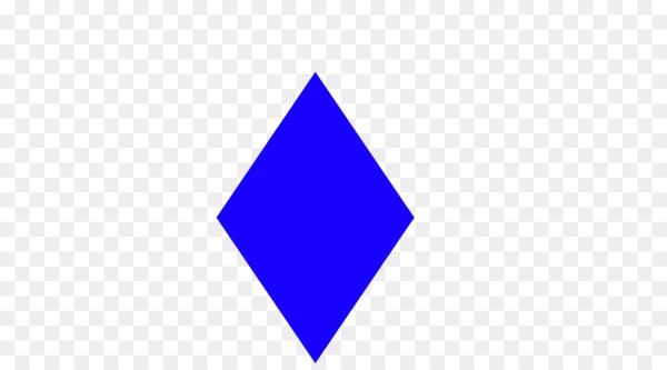 Синий ромб