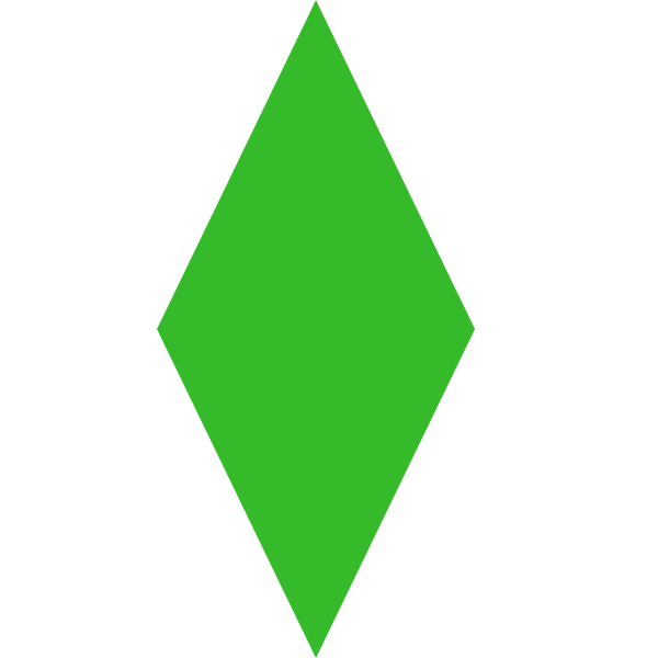 Зеленый ромб