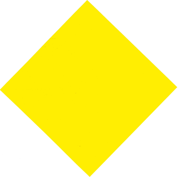 Тактильная плитка 500х500х50 желтая