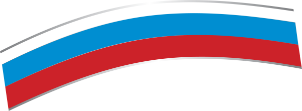 Флаг России лента сбоку