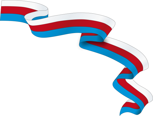 Лента Триколор сбоку