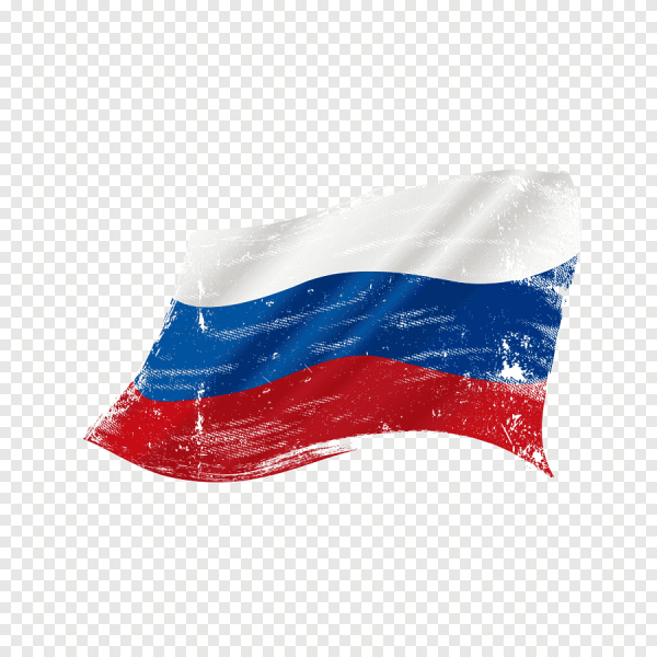 Российский Триколор на прозрачном фоне