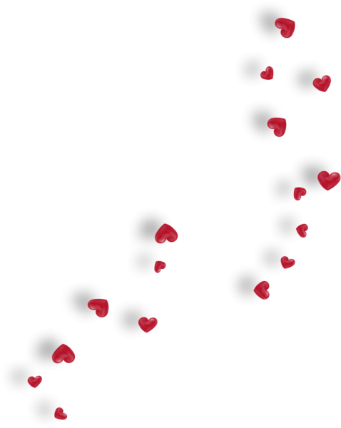 Сердечки россыпью