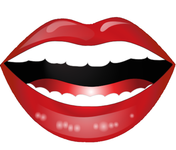 Улыбающиеся губы