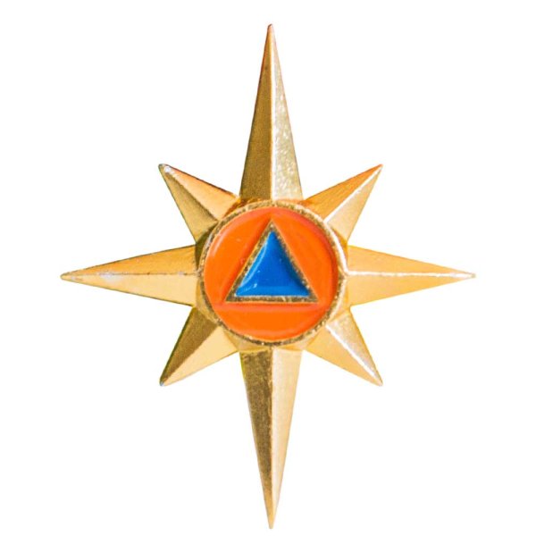Эмблема петличная МЧС