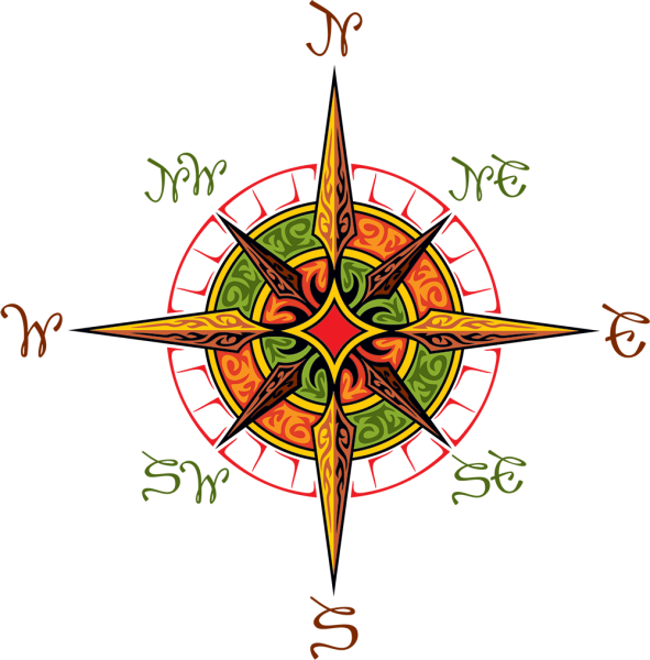 Роза ветров для детей