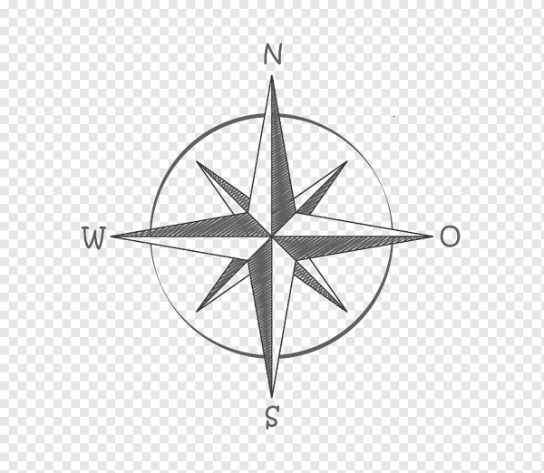 16 Лучевая роза ветров