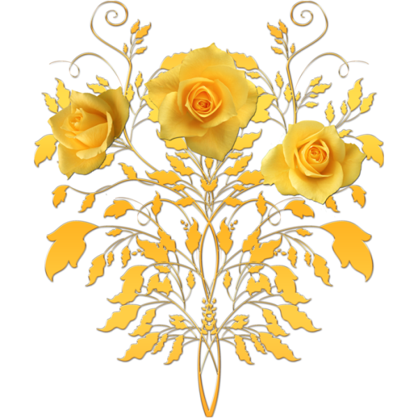 Жёлто-золотые цветы