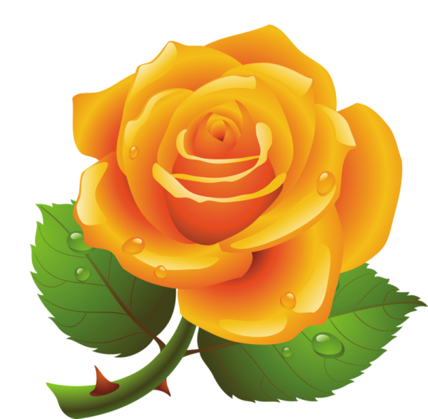 Роза мультяшная