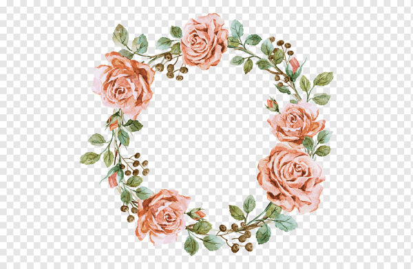 Цветочные рамки для приглашений