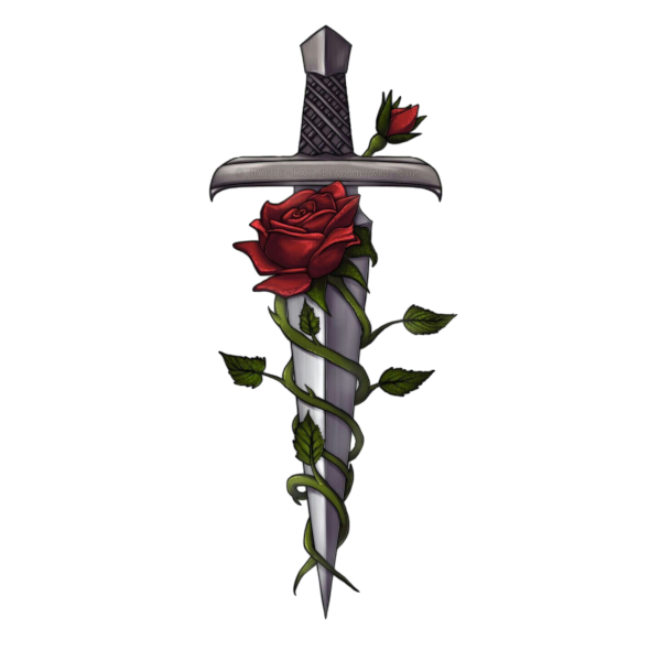 Кинжал и роза