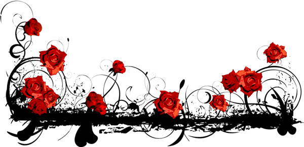 Черно красный узор