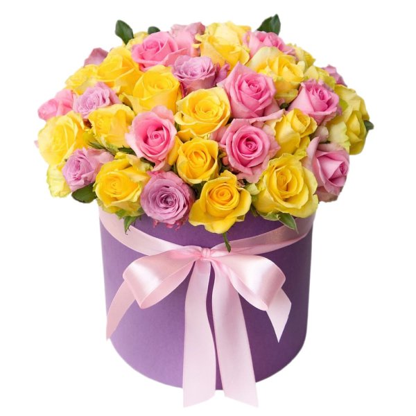 Цветы в коробке