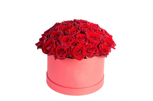 Розы букет в коробке HD